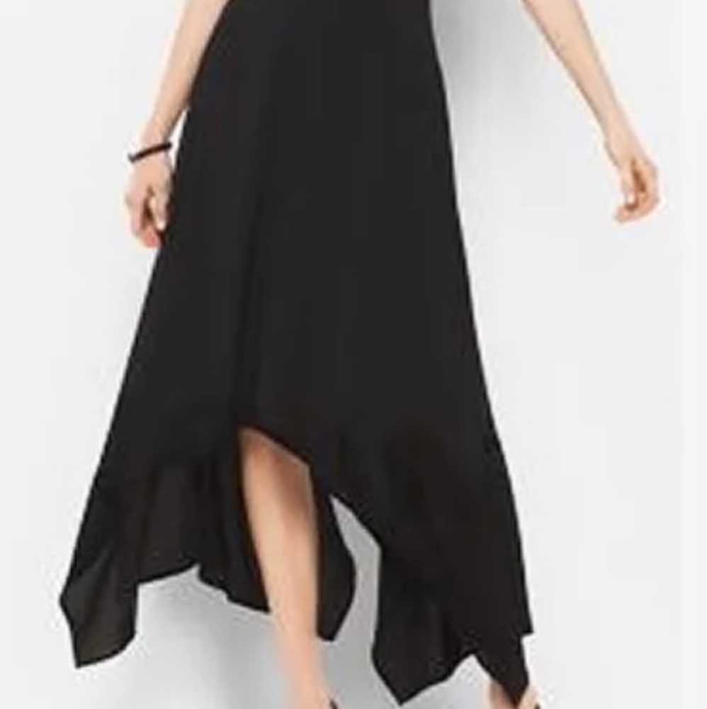 Authentic Michael Kors Handkerchief-Hem Georgette… - image 4